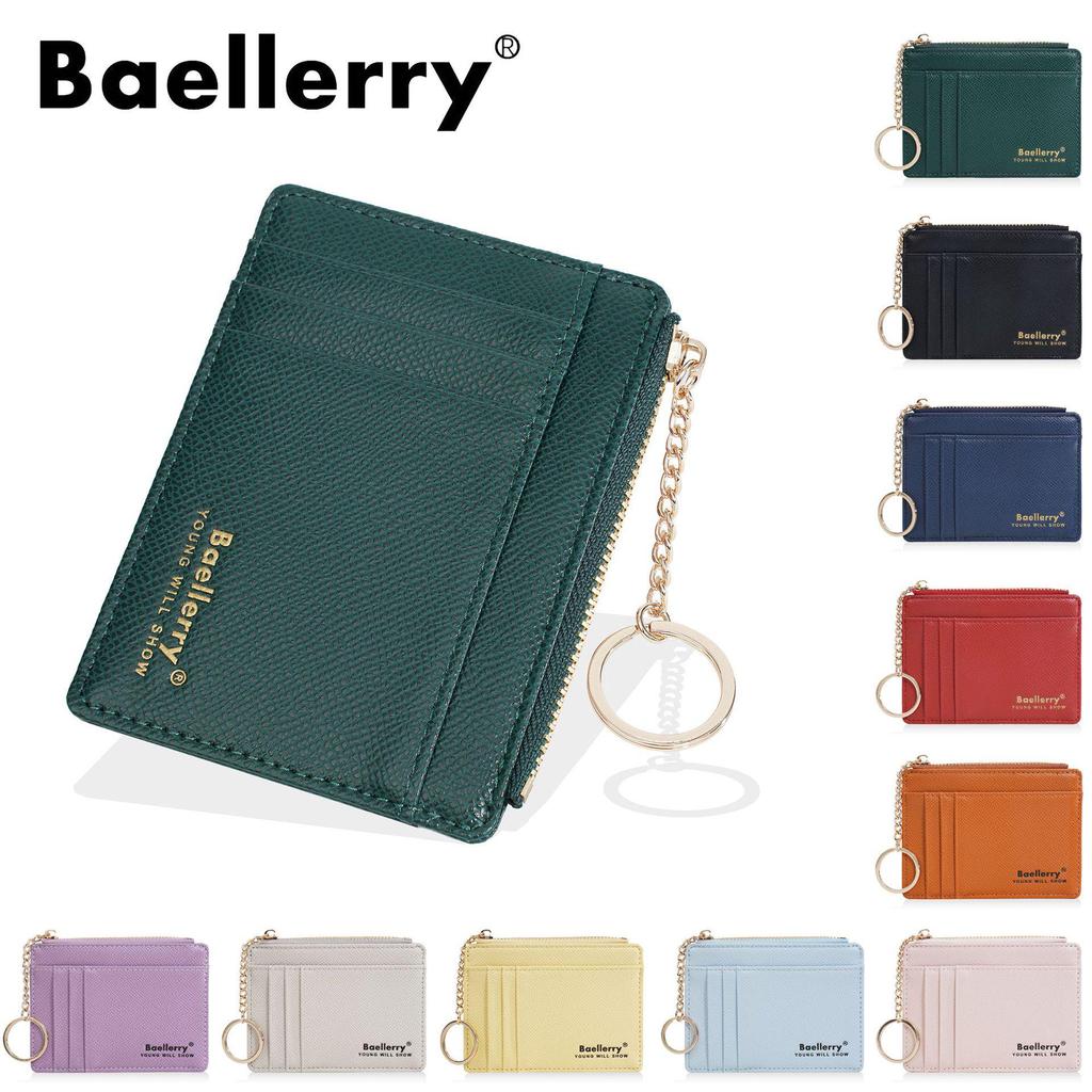 Cartera Delgada para Mujer con Múltiples Ranuras para Tarjetas y Billetera para Monedas