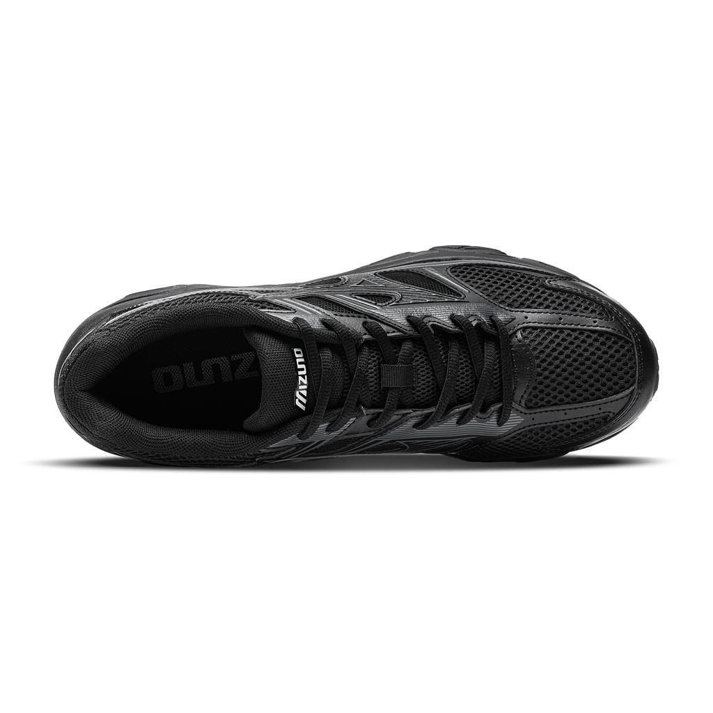 Mizuno Nex Spring Summer Retro Running Mesh Breathable Lightweight Comfortable Durable Low Top Running Shoes Unisex sneaker Black D1GH262402