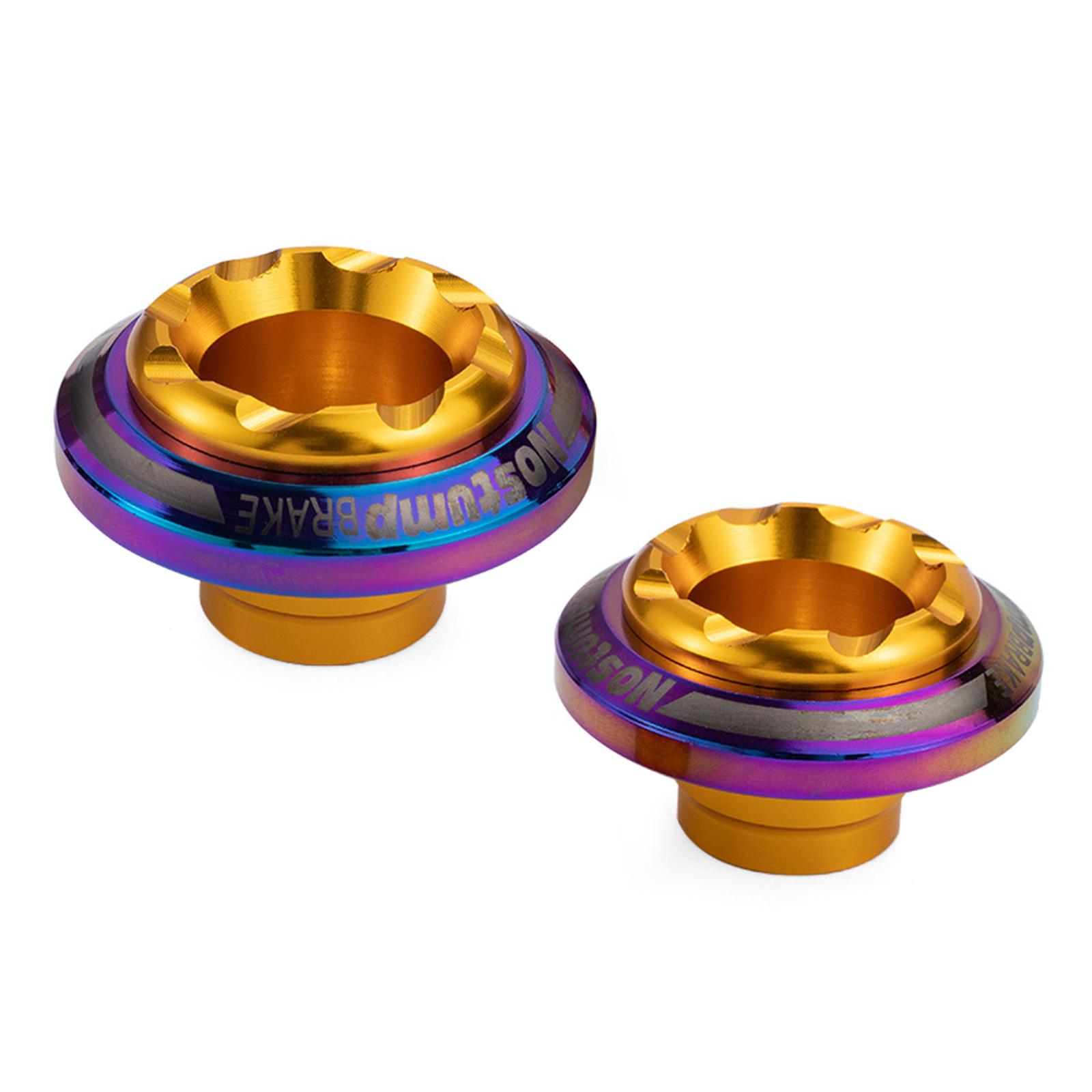 

Алюминиевый противоударный стакан с простой установкой, защитные стаканы для переднего амортизатора для электровелосипедов и мотоциклов золотой