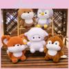 Fox Cute Mini Doll With Plush Pp Cotton Filling Very Suitable Room Decoration