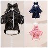 Trendy Soft Pet Silk Pajamas XS/L Thin Fabric Dog Shirt Skin-friendly Comfortable Cat Clothes Summer Season