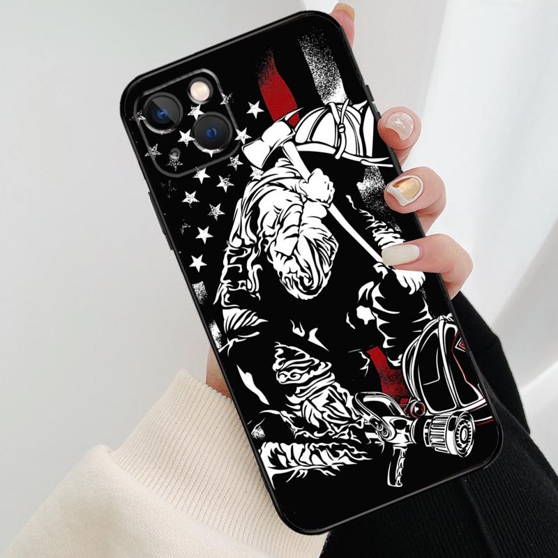 Firefighter Heroes Fireman Phone Case For iPhone 17 Pro Max 15 14 13 11 12 16 Pro Max mini 15 16 Plus 16e 17 Air Cover
