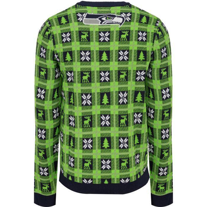 NFL Ugly Sweater XMAS Knit Pullover - Seattle Seahawks