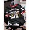 Cartoon Rabbit Print Women's Short Sleeve T-Shirt Summer Casual 3d Print Summer Cute Men's Sport Tops T-shirt Tee