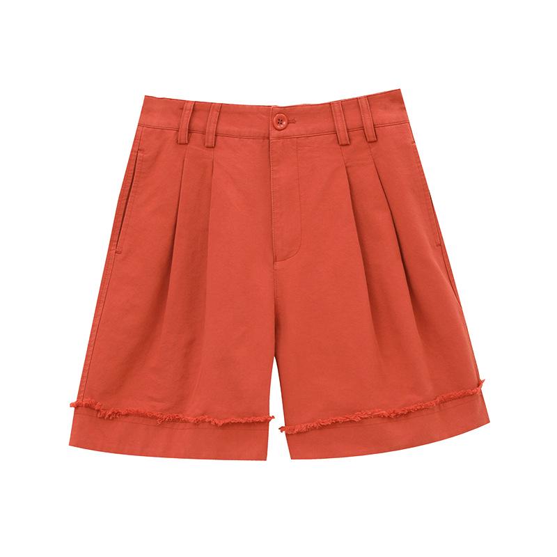 

Love & Nancy Американский стиль горячей девушки Летние хлопковые шорты с необработанным краем в повседневном стиле 22442 Small