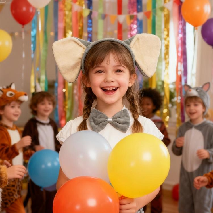 Stretchy Comfortable Flying Pig Elephant Hair Band Themed Party Accessory For Stage Shows Dressing Up Games Parades