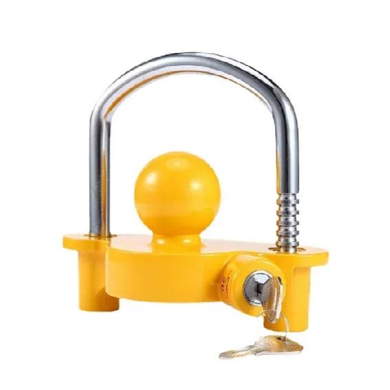 1PC Universal Anti-Theft Lock Hitch Coupling Lock Trailer Parts Tow Ball Caravan Camping Anti Theft Trailer Accessories A  1PC