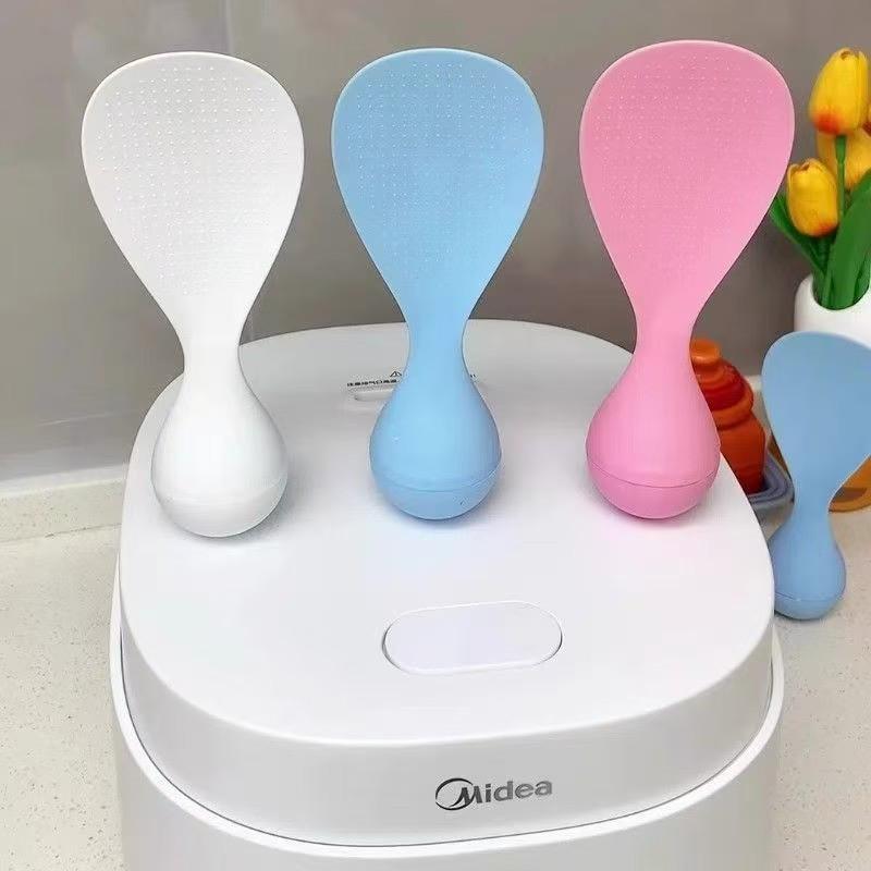 Cucchiaio per riso antiaderente - Pratico da usare in cucina, facile da pulire, stabile in piedi