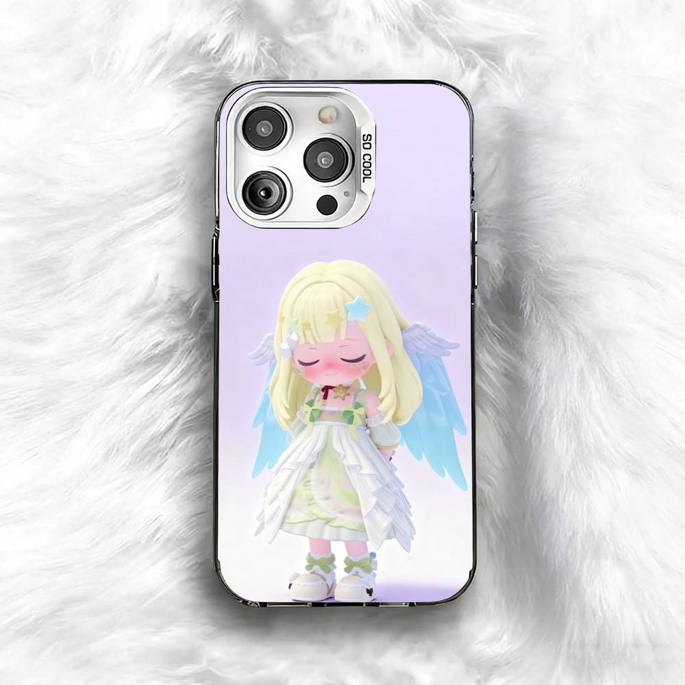 

H-Heartopia Character Wearing Print Phone Case For iPhone 16 17 15 14 12 13 Pro Max Black Color Shockproof Cover iPhone16promax