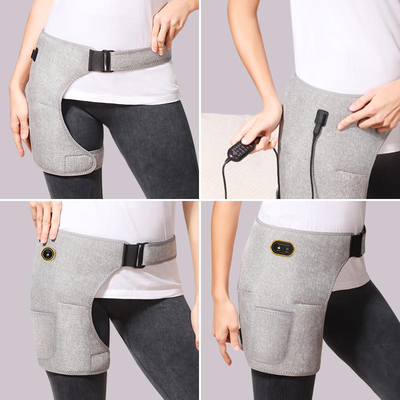 3 Modes 50-90LED 660nm Red Light Heating Pad Hip Brace Wellness Protector Fatigue Relief Home Relaxation