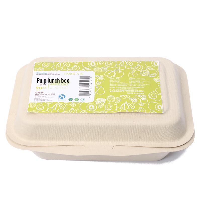 Degradable Wheat Straw Takeaway Food Container