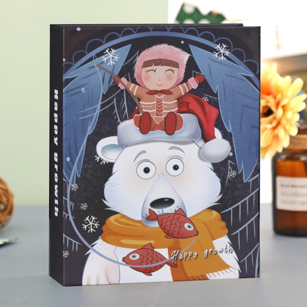 Child Cute Recall 100PCS  Album Collection 4R Photo Album Memorial Book Cartoon