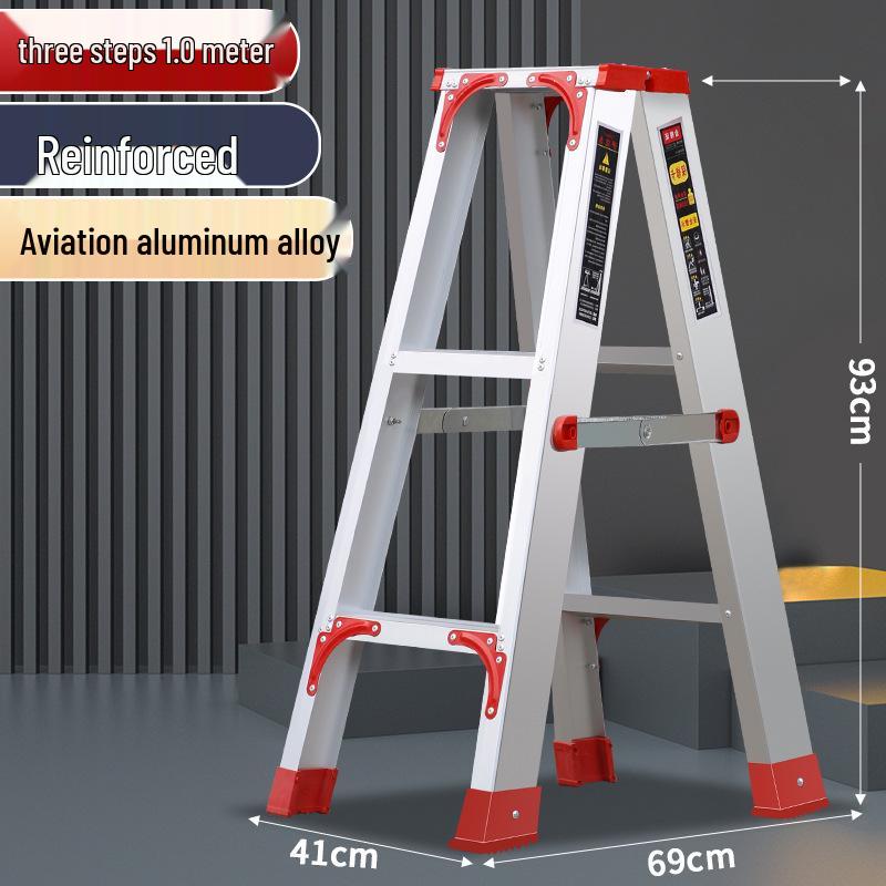 Multi-functional A-frame Aluminum Alloy Folding Telescopic Ladder for Indoor & Outdoor Use