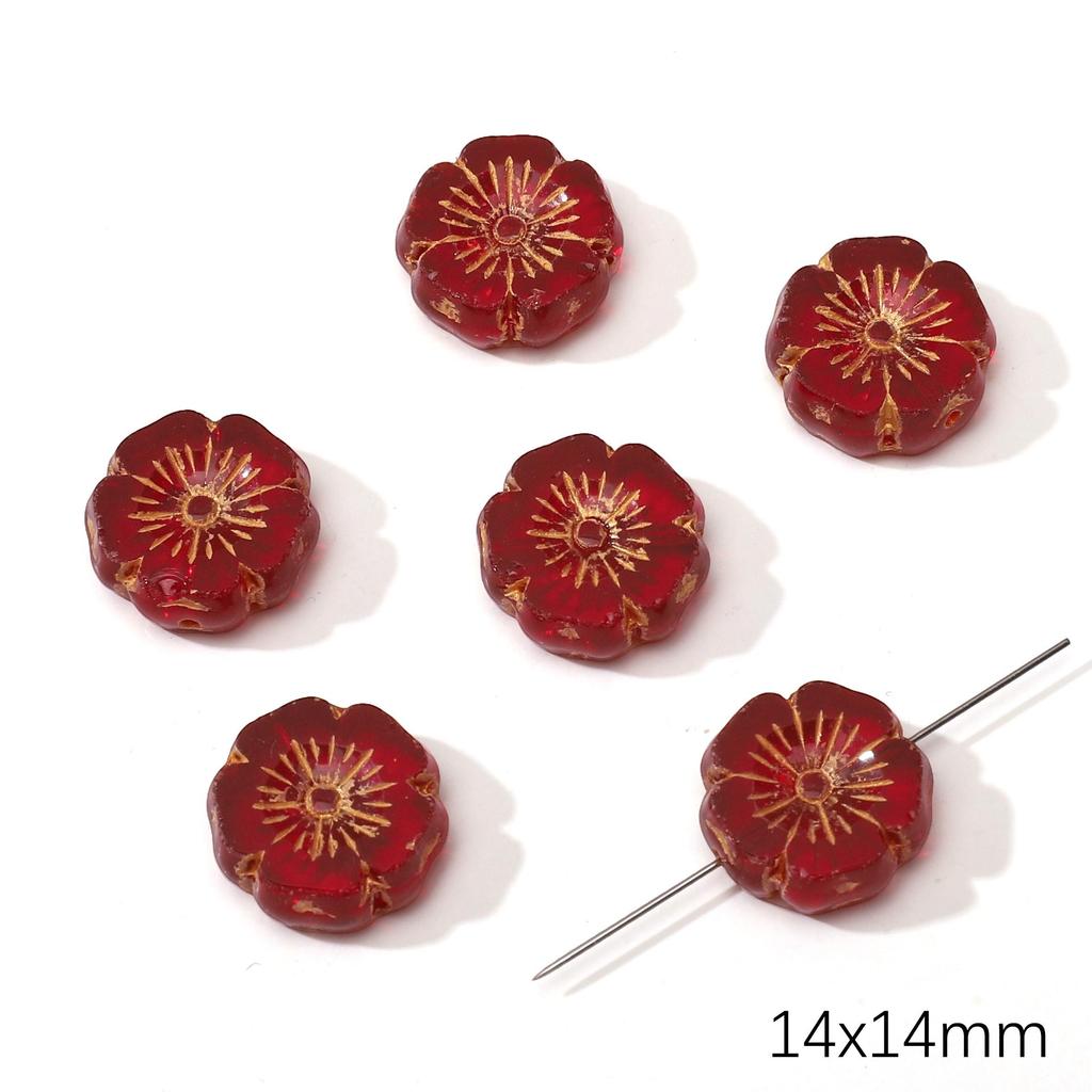 1-20 Buc Margele de Sticlă Cehești Margele Distanțiere Vrac pentru Confecționarea Bijuteriilor DIY Brățară Colier