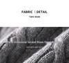 Retro Fair Isle Jagged Knit Wool Thick Cardigan Sweater