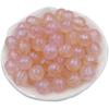 50Pcs Round Fluorescent Scattered Beads Fashion Pendant Bracelet Necklace Two-color Group Acrylic Handmade Materials 10mm Jewelry Making