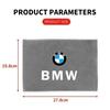 E90 Car For BMW Microfiber Cleaning Suede Car Logo Towel Drying Rag Cloth For BMW 1 3 5 Series X1 X4 X5 X7 G20 G38 F20 F39 F48