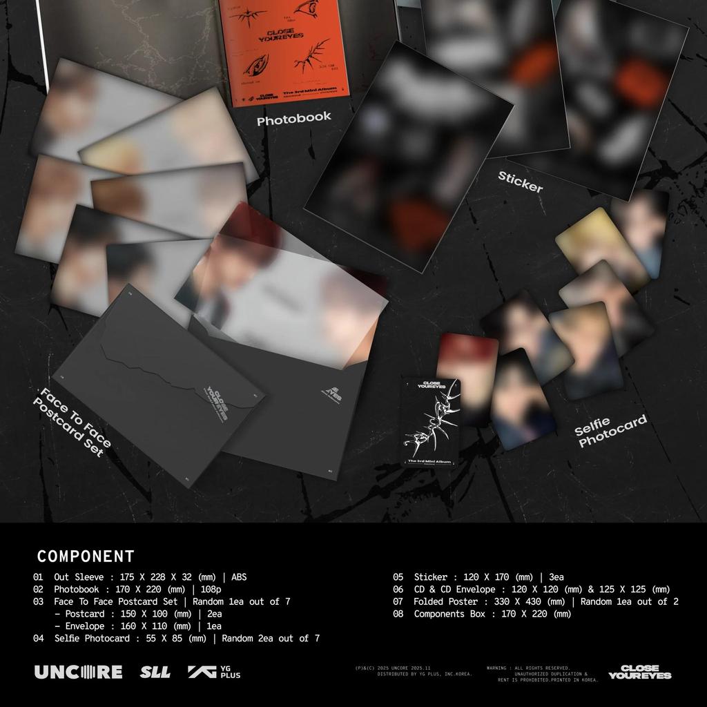 CLOSE YOUR EYES [BLACKOUT] The 3rd Mini Album BLACKOUT Version