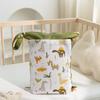 Nordic Dinosaur Baby Room Storage Bag - Waterproof Double Layer Wet/Dry Hanging Bag