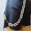 Metal Blade Chain Street Photography Styles Pant Chain Personality Charm Belt for Individualistic Styles Lover