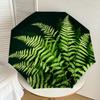 1pc Fern Leaf Automatic Folding Umbrella, Heavy Duty 8 Rib Iron Frame,  Suitable for Travel, Daily Use, Birthday, Decor Gift M0104093