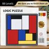 Portable Educational Toy 88 Challenges Logical Thinking Training Puzzles 88-Level Logic Puzzle Game Brain Teaser Logic Puzzle