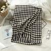 Imitation Cashmere Houndstooth Scarf for Women in Autumn and Winter Versatile Tassels and Skin Friendly New Plaid Scarf Thickened Shawl