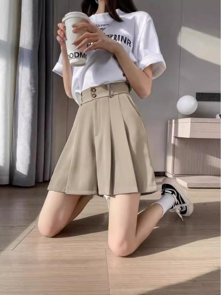 Women's Petite Plus Size Culottes: Popular Autumn Half Skirt Pants