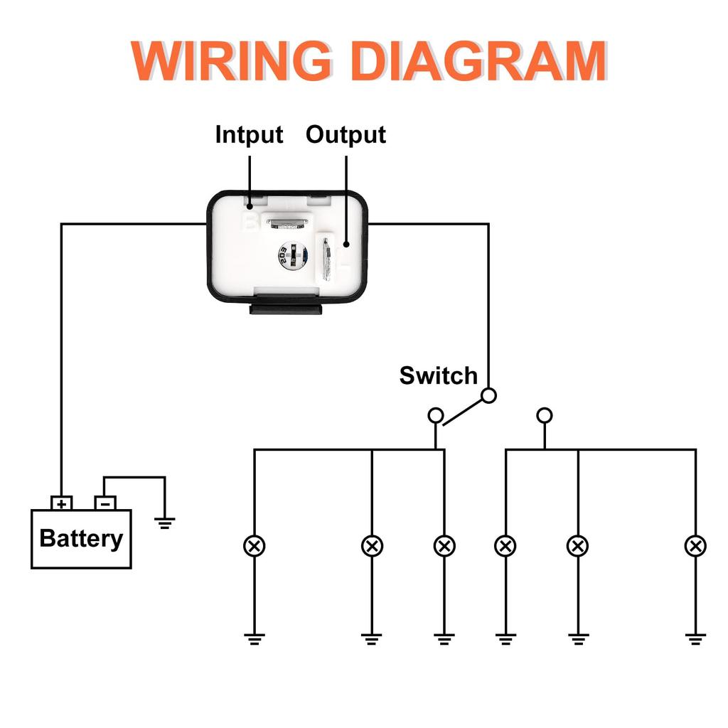 Weasch 2 Pack 12VDC Adjustable Prong Flasher Replacement Compatible LED Electronic Flasher Relay for
