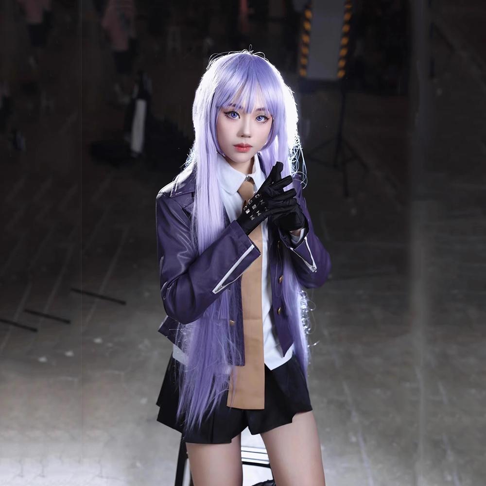 6 ks Anime Danganronpa kirigiri kyoko Cosplay Kostým Uniforma Anime Halloweenské Kostýmy pro Ženy Muže Oblečení Doplněk Rekvizita