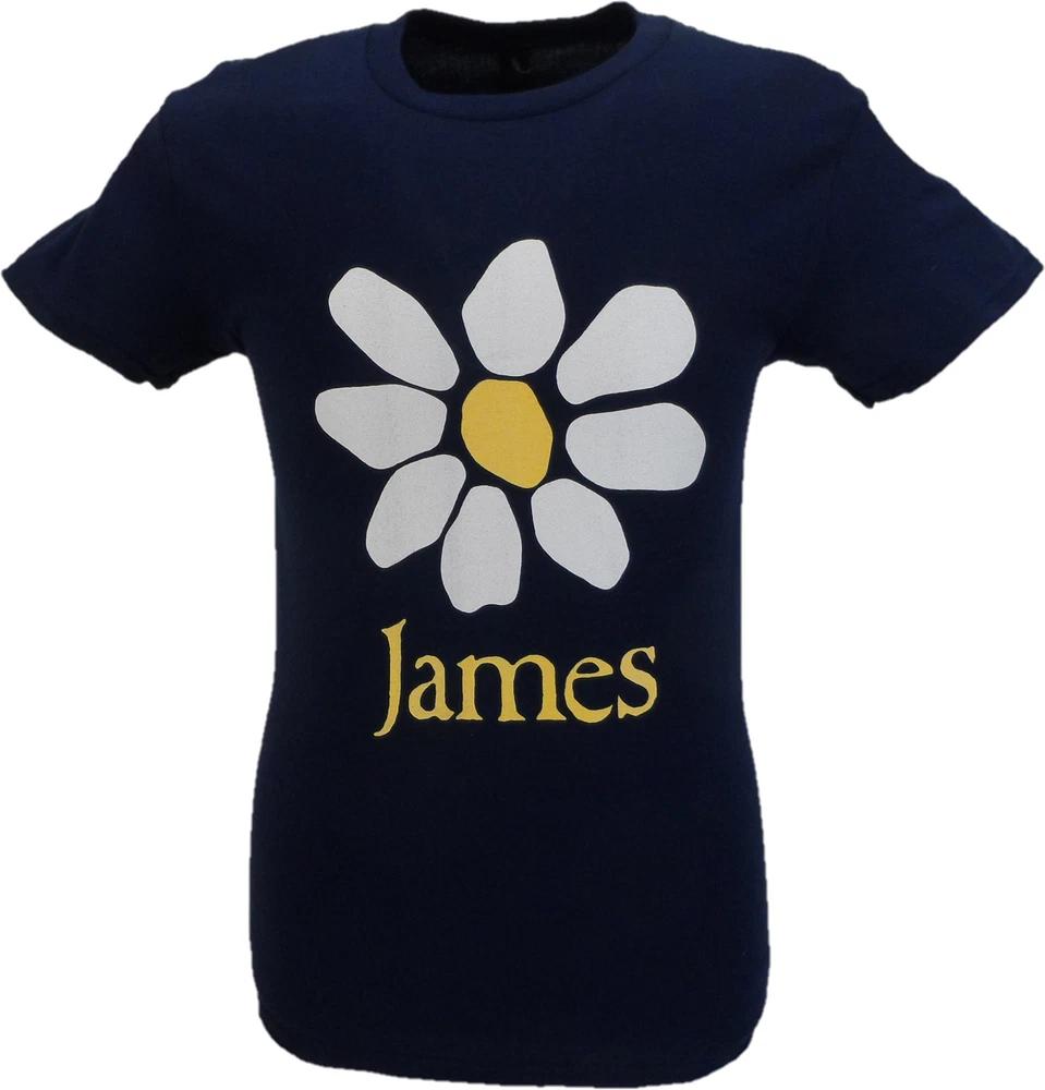 Unisexs Official Navy Blue James Daisy Logo T Shirt T Shirt S