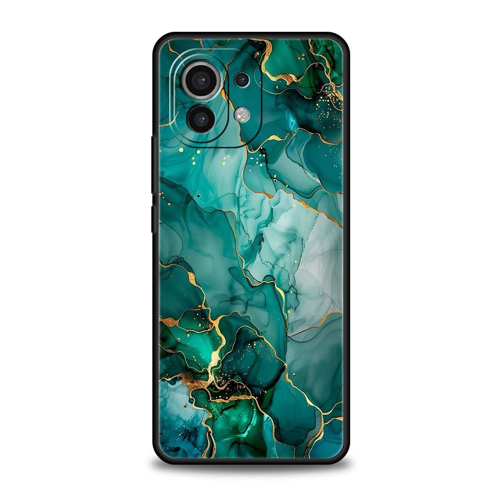 Phone Case For Xiaomi Mi 15 14 14T 13T 12T Pro 12 13 11 Lite 5G 11T X6 X5 Pro Soft TPU Cover Fashion Marble Pattern
