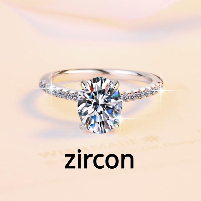 

Кольцо с муассанитом цвета D, овальное голубиное яйцо, 2 карата, простые модные украшения, обручальное кольцо из стерлингового серебра S925, обручальное кольцо, подарок для подруги 9