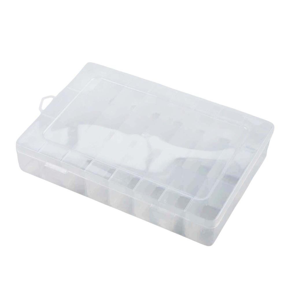 Multi Configuration Transparent Storage Box for Jewelry Organization