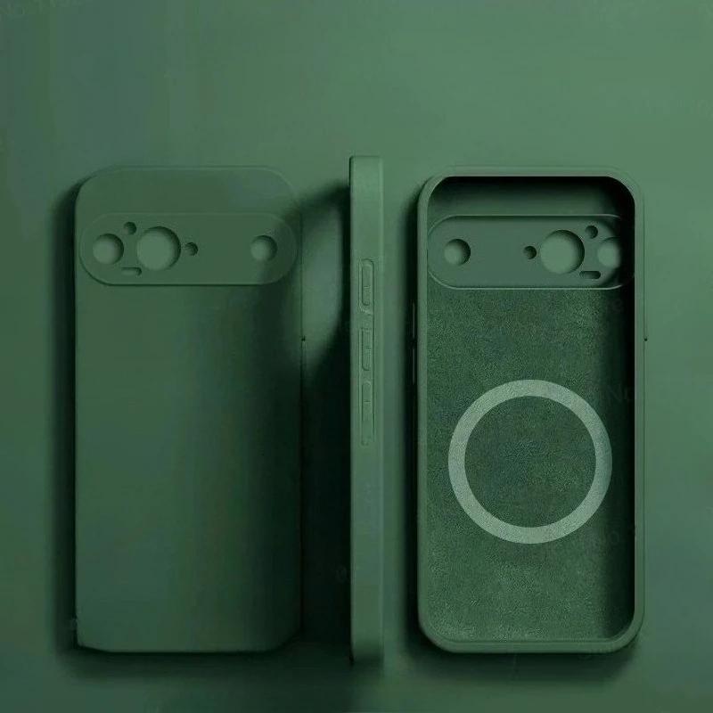 

Original Liquid Silicone Candy Color Skin Friendly Cases For Google Pixel 10 9 Pro XL 8 7 6 A Wireless Charging Shockproof Cover Google Pixel 9 Pro