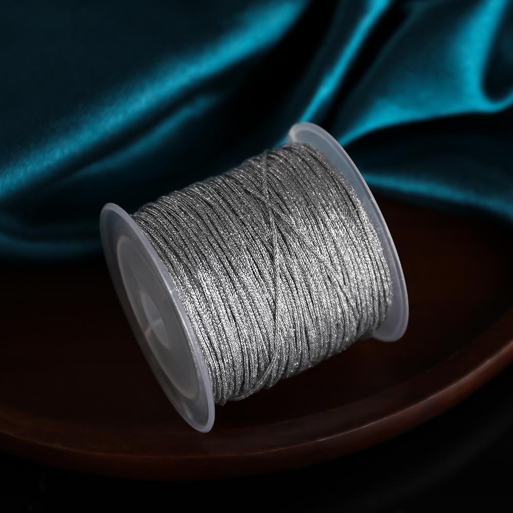 

нет. 72 Нить Хамелеон Нефрит 0,8 мм толщиной Полиэстер Ручная работа DIY 1 roll (about 30 meters)