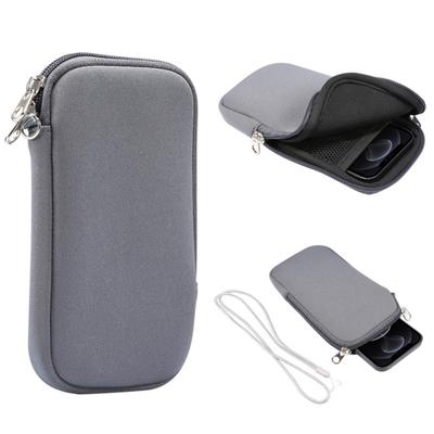 Mobile Phone Bag Waterproof Universal Neck Zipper Closure Halter Pocket Anti-scratch Card Phone Portable Pouch Neck