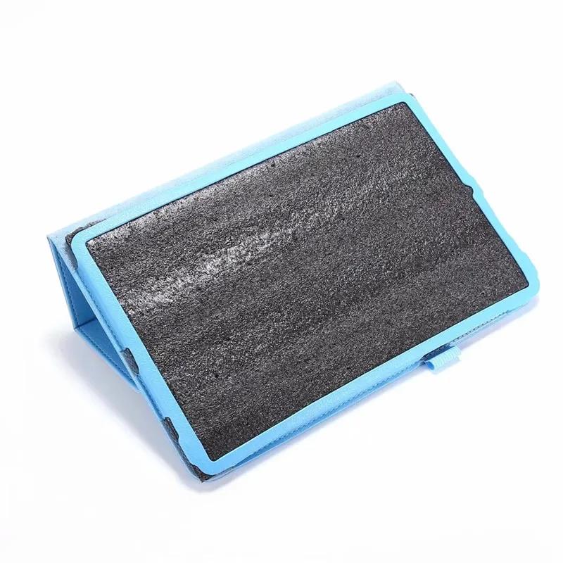 Fold PU Leather Stand Flip Cover for Galaxy Tab A9 8.7 Inch SM-X110 X115 Case Tablet Ultra Thin Shockproof Protective Cover