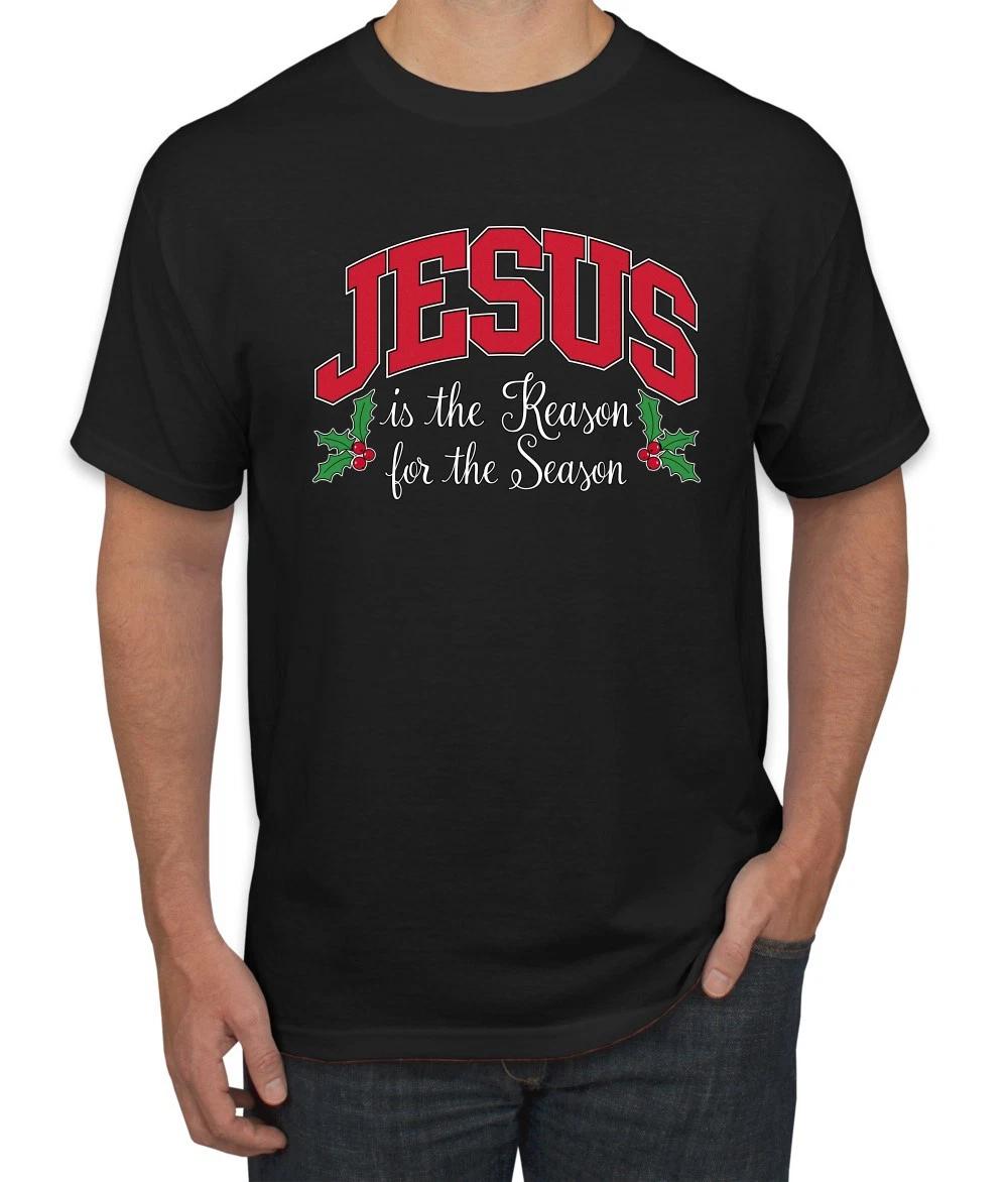 Jesus Is The Reason For The Season Ugly Christmas Men s T- Shirt S