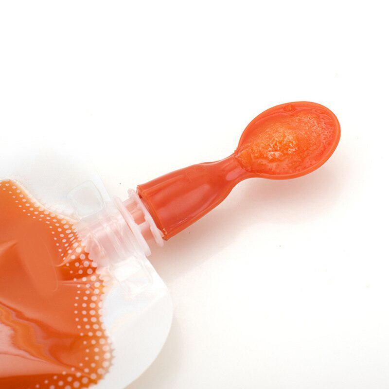 10pcs Reusable Food Pouches For Homemade Organic Puree Refillable Squeeze Storage Food Pouch