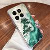 Baumblüten Muster Hülle Für Xiaomi Redmi Note 15 Pro 4G Funda Redmi Note 14 13 Pro 5G Transparentes TPU Silikon Weiche Hülle