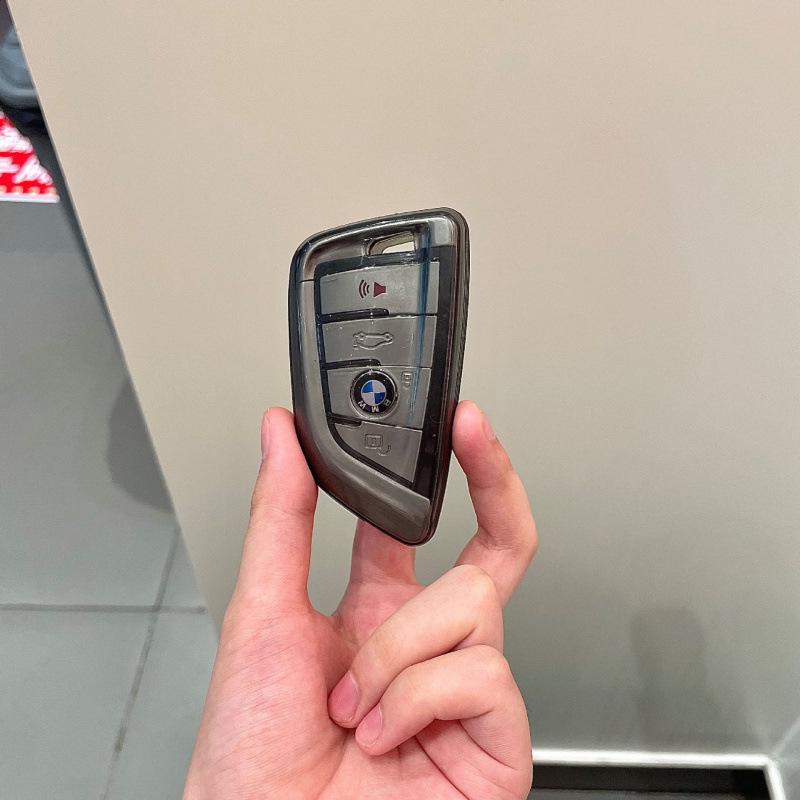 Чехол для ключа BMW: Прозрачный чехол из ТПУ для брелока-ключа 5 серии, 7 серии, X5, X6