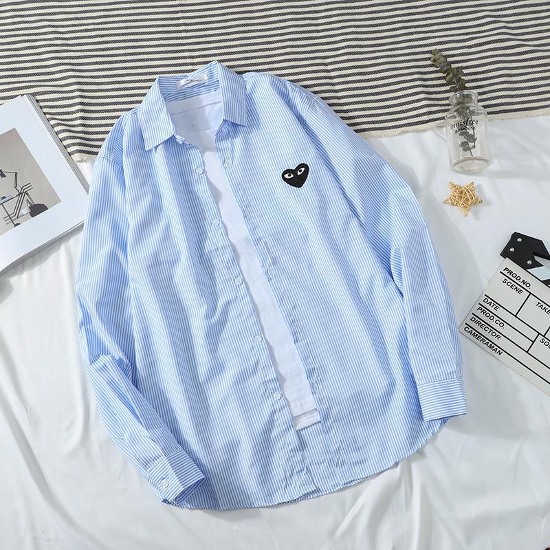 2023 Summer Unisex Striped Long Sleeve Lightweight Love Shirt