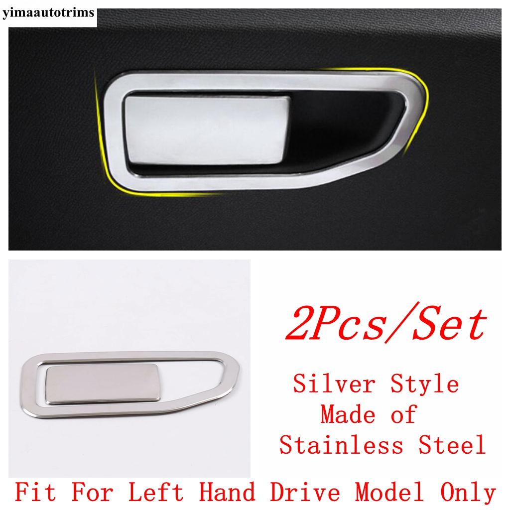 Water Cup Panel / Driver Storage / Glove Box / Head Light / Air AC Cover Trim Accessories For Peugeot 3008 5008 GT 2017 -