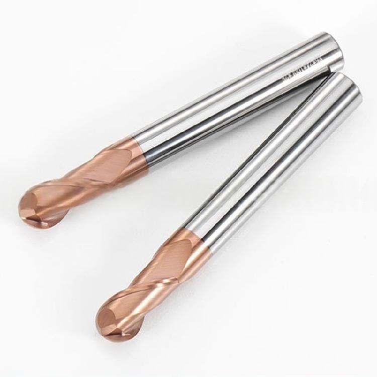 Heavy Duty Professional Ball End Mill 55HRC Hardness For Machines And Engravers Processing Steel Component In Workshops