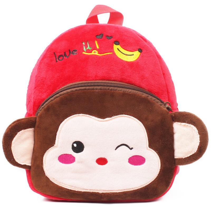 Baby Cute Plush Backpack With Fruit Pattern For Kindergarten Children