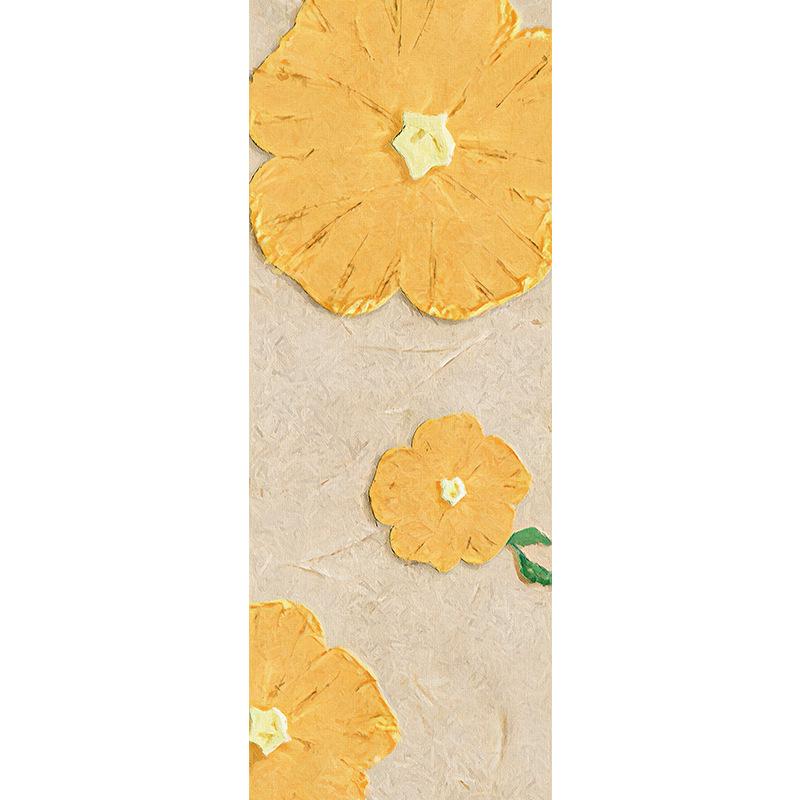 Women's Foldable Non-slip Natural Rubber Yoga Mat with Cloth Cover