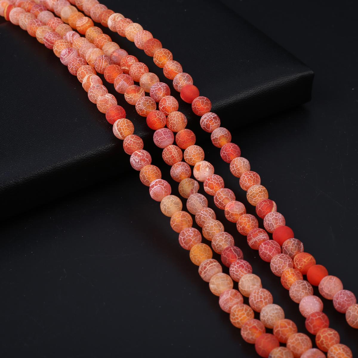 

Бусины из натурального камня, круглые бусины из агата, 8 мм для изготовления ювелирных изделий, браслет, ожерелье, серьги, длина 38 см 8mm оранжевый
