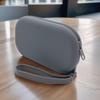1Pc Oval Silicone Cosmetic Bag Coin Purse Large Capacity Multifunction Storage Bag Solid Color Small Item Bag Pouch