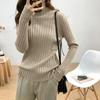 Turtleneck Pullovers Basic Sweaters Women Autumn Winter Primer Shirt Long Sleeve Short Slim-fit Tight Jumper Tops Solid